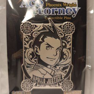 Ace Attorney Phoenix Wright Apollo Justice Collectible Pin